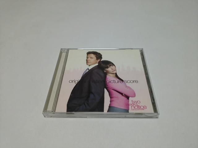 <送無>トゥー・ウィークス・ノーティス★国内盤サントラ(廃盤/美品)ジョン・パウエル/サンドラ・ブロック/ヒュー・グラント < CD/DVD/ビデオ <送無>トゥー・ウィークス・ノーティス★国内盤サントラ(廃盤/美品)ジョン・パウエル/サンドラ・ブロック/ヒュー・グラント < CD/DVD/ビデオの