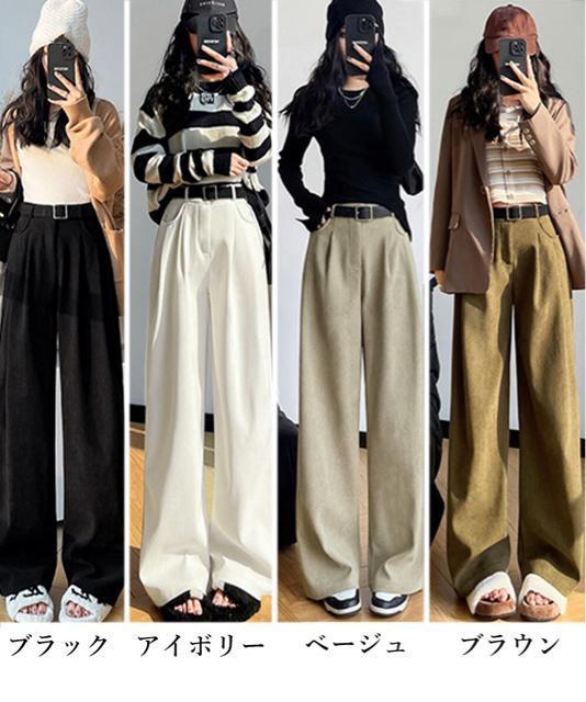 送料無料 新品 コーデュロイパンツ裏起毛ノーマル2タイプ < 女性ファッション  送料無料 新品 コーデュロイパンツ裏起毛ノーマル2タイプ < 女性ファッションの