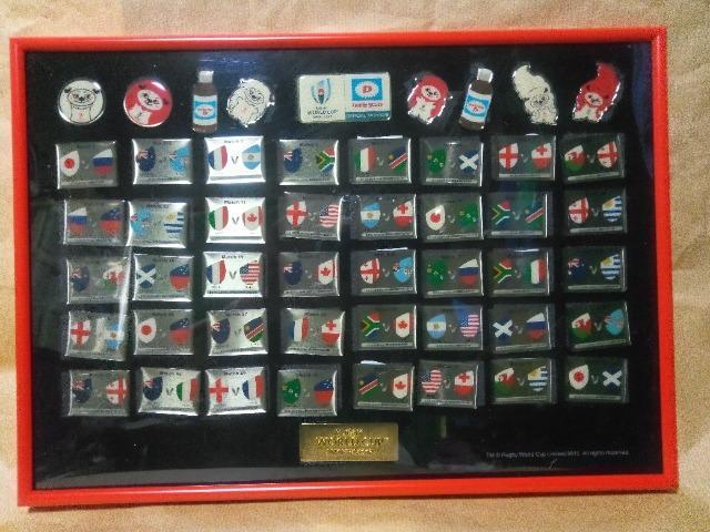 ラグビーワールドカップ2019リポビタンDオリジナルピンバッジセット < レジャー/スポーツ ラグビーワールドカップ2019リポビタンDオリジナルピンバッジセット < レジャー/スポーツの