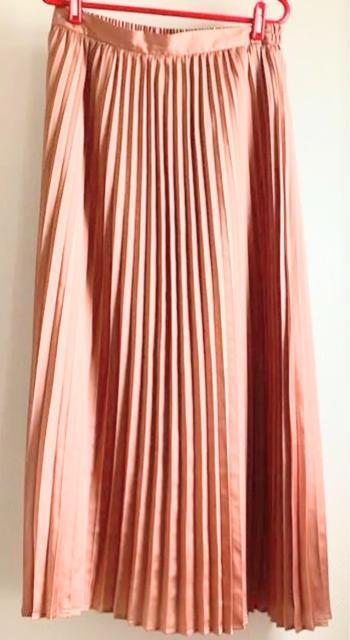 プリーツスカート   ロング オレンジ系 < 女性ファッション  プリーツスカート   ロング オレンジ系 < 女性ファッションの