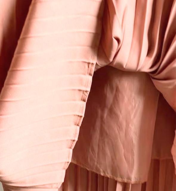 プリーツスカート   ロング オレンジ系 < 女性ファッション  プリーツスカート   ロング オレンジ系 < 女性ファッションの