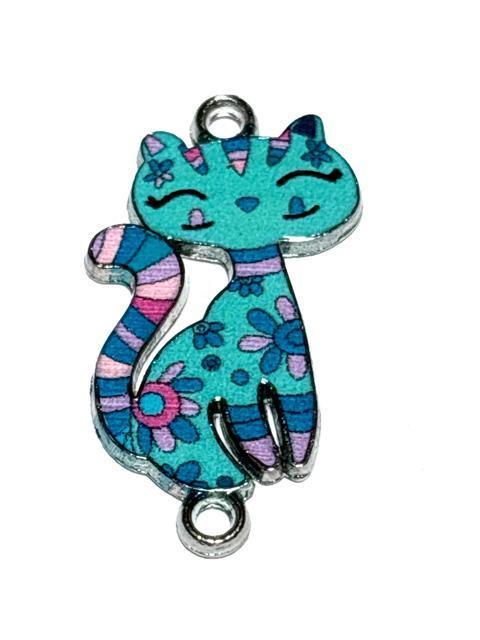 767 水色 ダブルカン 銀色 お花とネコ 1個 金属チャーム アクセサリーパーツ < ペット/手芸/園芸 767 水色 ダブルカン 銀色 お花とネコ 1個 金属チャーム アクセサリーパーツ < ペット/手芸/園芸の