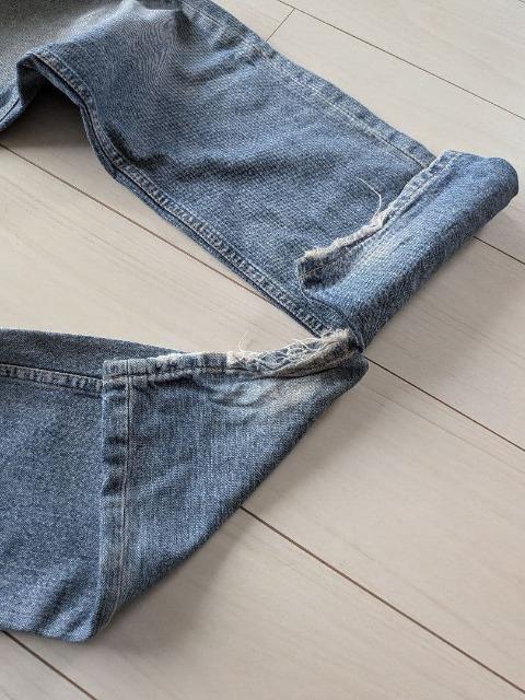 Levi's ■リーバイス 505 加工 デニムパンツ ジーンズ ストレート 太めながらも綺麗めライン柔らかめ生地/綿100% < ブランド Levi's ■リーバイス 505 加工 デニムパンツ ジーンズ ストレート 太めながらも綺麗めライン柔らかめ生地/綿100% < ブランドの