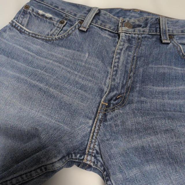 Levi's ■リーバイス 505 加工 デニムパンツ ジーンズ ストレート 太めながらも綺麗めライン柔らかめ生地/綿100% < ブランド Levi's ■リーバイス 505 加工 デニムパンツ ジーンズ ストレート 太めながらも綺麗めライン柔らかめ生地/綿100% < ブランドの