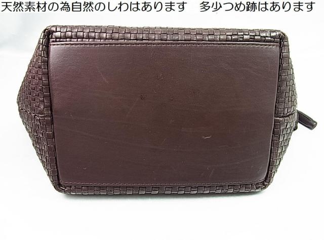 正規美品DOAN(ドアン)レザー編み込みハンドバッグ MADE IN JAPAN チョコカラー < 女性ファッション 正規美品DOAN(ドアン)レザー編み込みハンドバッグ MADE IN JAPAN チョコカラー < 女性ファッションの