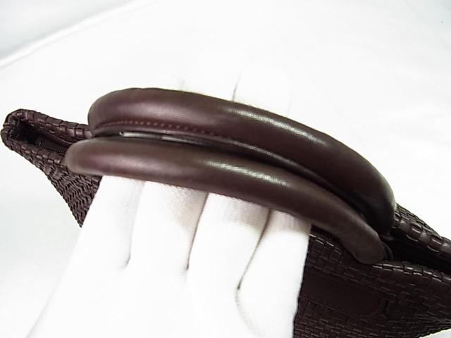 正規美品DOAN(ドアン)レザー編み込みハンドバッグ MADE IN JAPAN チョコカラー < 女性ファッション 正規美品DOAN(ドアン)レザー編み込みハンドバッグ MADE IN JAPAN チョコカラー < 女性ファッションの