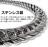 極太幅22mm 6面カット喜平ネックレスス テンレス製 シルバー色新品!。