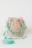 フェイクシアリングドローストリングバッグ ワンシーズン 使いました ミントグリーン H&M