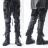 新品KMRiiケムリCotton Spandex Discharged Crush Pants 3