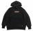 DELTA DECK LOGO HOODIE STRIPE BLACK