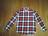 SOPHNET. ソフネット ブロック チェックシャツ S 赤黒白 製品加工 長袖シャツ CHECK SHIRTS