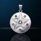 NEBULA Pentacle Disc Pendant 䊐
