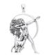 PS: Diana Goddess Silver Pendant