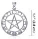 PS Phases of the 12Moon Pentacle Pendant