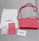 FURLA �s���N ���U�[ �V�����_�[�o�b�O �N���X�{�f�B