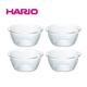 HARIO �ϔM�T���_�{�E�� 4�Z�b�g�V�i