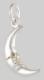AzureGreen: Crescent Moon Charm SV925