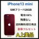 �yA�ziPhone 13 mini 128GB SIM�t���[�@���b�h�@�{��