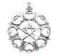 PS: Selfless Compass Silver pendant