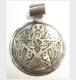 AzureGreen: Crescent Raven Pentacle Pendant OCuy^Ny_g