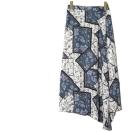 Alluge 【新品 タグ付き】花柄 プリント 変形 ロング スカート