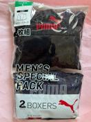 Lサイズ!2枚組!高貴紳士的!PUMA!ブランド品!前開きあり!サラッと着心地メッシュ素材!快適な!しっかり品質ボクサーブリーフ!