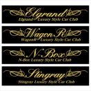 ピンスト エルグランド Luxury Style 金  30センチ