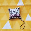 新品*鬼滅の刃*ミニ和柄クッション型ストラップ*胡蝶しのぶ