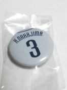 埼玉西武ライオンズ カンバッチ 3 中島裕之選手 ビジター グレー