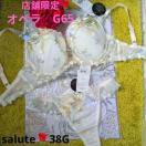 Wacoal/ワコール/salute/サルート/店舗限定/38G/38グループ/オペラ/G65ブラ&ソングTバックショーツ/M