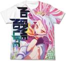 コスパ ノーゲーム・ノーライフ 白 フルグラフィックTシャツ Lサイズ
