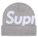 Supreme Big Logo Beanie Heather Grey 24fw Vv[ rbO S r[j[