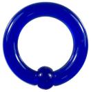 アクリルボディピアス キャプティブビーズリング ブルー 6G シンプル 耳 口 眉 軟骨 ヘリックス トラガス POP 透明 青