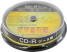 グリーンハウス CD-R メディア (データ用) 容量 700MB 1~52倍速 インクジェットプリンタ ホワイトレーベル 10枚