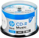 ヒューレット・パッカード(HP) 1回記録 音楽用 CD-R 80分 50枚 インクジェットプリンタ対応 ホワイト 48倍速
