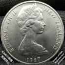 1h ^ jbP d  38.7mm GUxX2 2Ԗڂ̏ё ͂̏ 1967 ELIZABETH II NE