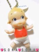 【ローズオニールキューピーダイエットヨガ】DAKARAキーホルダー