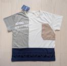 120★NAVY KIDS★ポケットつき★切り替え半袖Tシャツ★新品★送料無料