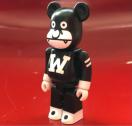 《ワンダフルマン》100% ベアブリック wonderfulman フィギュア キューブリック メディコムトイ デザイナーズトイ