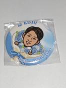 埼玉西武ライオンズ2025 68 岸潤一郎選手 花束ver. 缶バッジ ガチャ販売