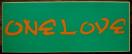 m-69 Original Sticker One Love �X�e�b�J�[ �������u �s�[�X ���Q�G