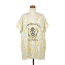 裏プリントカレッジTシャツ チュニック Mサイズ
