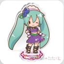 初音ミク パープル C賞アクスタ セガラッキーくじ 初音ミク オシャレ魔女