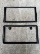 美品!カーボン調ナンバーフレーム!1台セット!