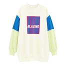 GUグラフィックキングサイズスウェットプルオーバー(長袖) 綿100%ナチュラル NATURAL フリーサイズ FREE SIZE