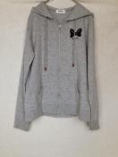 古着 ディズニー ミッキー ミニー バッグプリント 長袖 パーカー トレーナー N2m