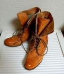 ◆サヴァサヴァ CA VA CAVA ハイカット ショートブーツ シューズ レディース 22.5 中古品