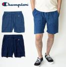 チャンピオン Champion リバースウィーブ ショートパンツ C3-H502 無地 Mサイズハーフパンツ インディゴウォッシュ