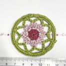 4*ハンドメイド♪お花のドリームキャッチャーチャーム 13