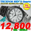 テクノス 紳士 クォーツ T9C07SW 定価¥55,000-(税込)新品です。